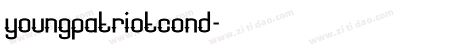 youngpatriotcond字体转换