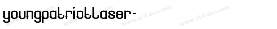 youngpatriotlaser字体转换