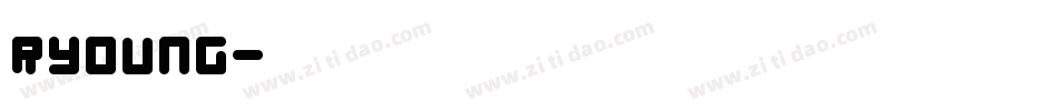 RYoung字体转换