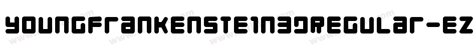 YoungFrankenstein3DRegular-ezlB字体转换