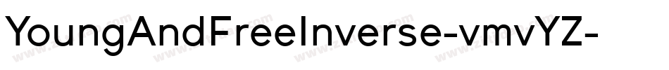 YoungAndFreeInverse-vmvYZ字体转换