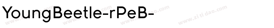 YoungBeetle-rPeB字体转换