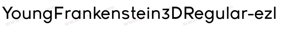 YoungFrankenstein3DRegular-ezlB字体转换