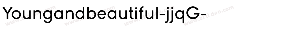 Youngandbeautiful-jjqG字体转换