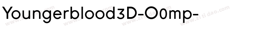 Youngerblood3D-O0mp字体转换