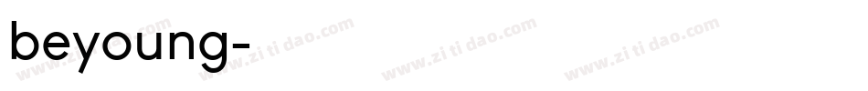 beyoung字体转换