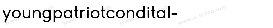 youngpatriotcondital字体转换