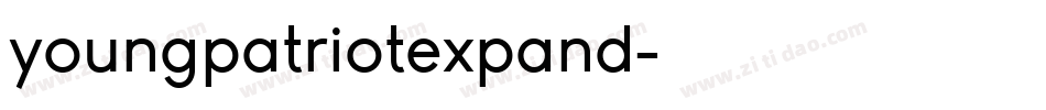 youngpatriotexpand字体转换