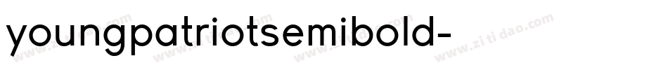 youngpatriotsemibold字体转换