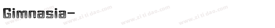 Gimnasia字体转换