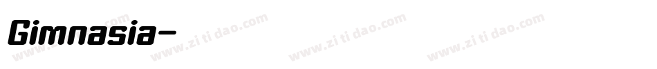 Gimnasia字体转换