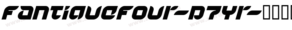 FantiqueFour-p7Yr字体转换