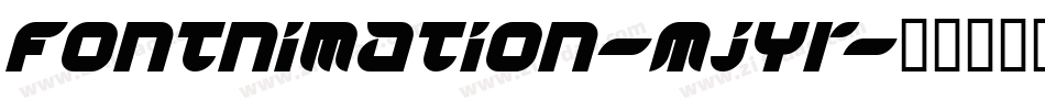 Fontnimation-MjYr字体转换