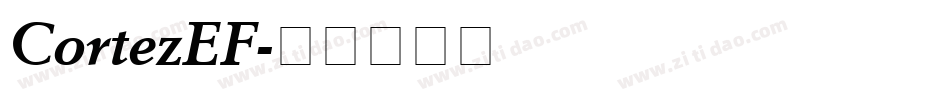 CortezEF字体转换
