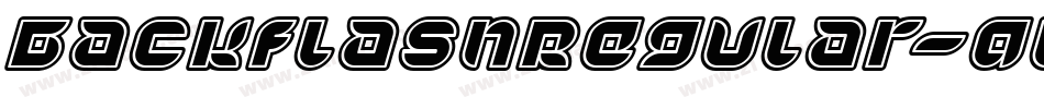BackflashRegular-qWYr字体转换