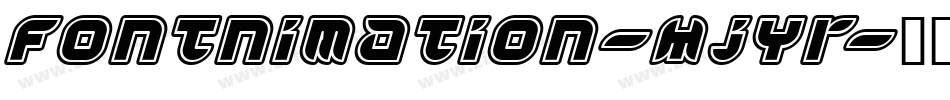 Fontnimation-MjYr字体转换