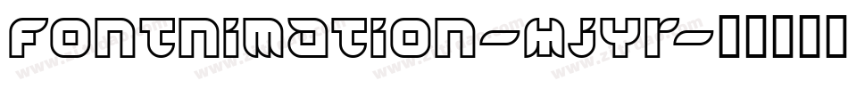 Fontnimation-MjYr字体转换