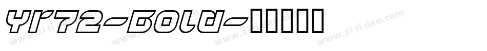 Yr72-Bold字体转换