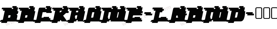 BackHome-lg8Md字体转换