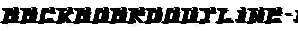 BackboardOutline-1632字体转换