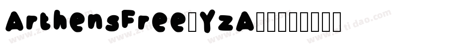ArthensFree-YzA88字体转换