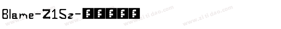 Blame-Z15z字体转换
