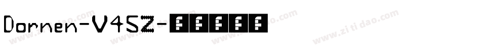 Dornen-V45Z字体转换