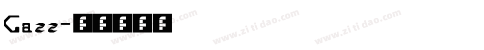 Gazz字体转换