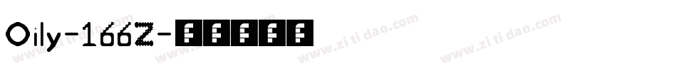 Oily-166Z字体转换