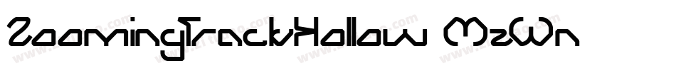ZoomingTrackHollow-MzWn字体转换