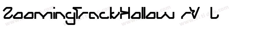 ZoomingTrackHollow-rV4L字体转换