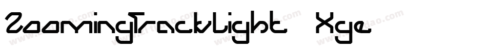 ZoomingTrackLight-2Xge字体转换