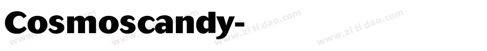 Cosmoscandy字体转换
