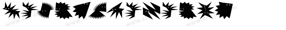NegativeHeads字体转换