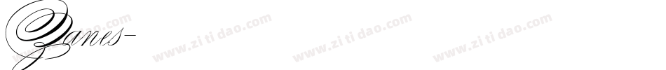 Zanes字体转换