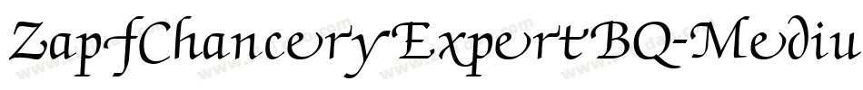 ZapfChanceryExpertBQ-Medium字体转换