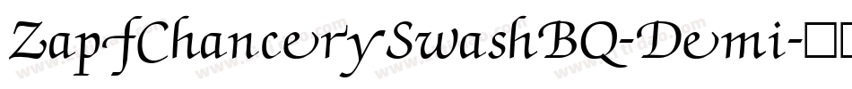 ZapfChancerySwashBQ-Demi字体转换