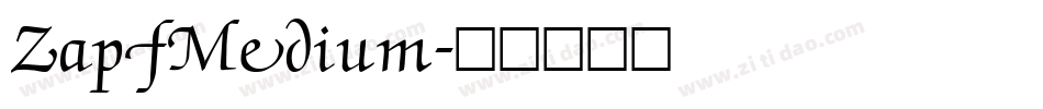 ZapfMedium字体转换