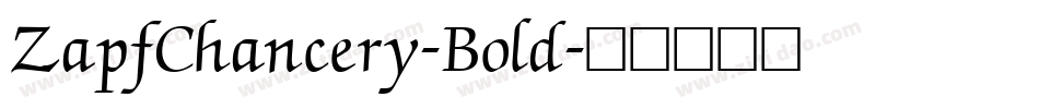 ZapfChancery-Bold字体转换