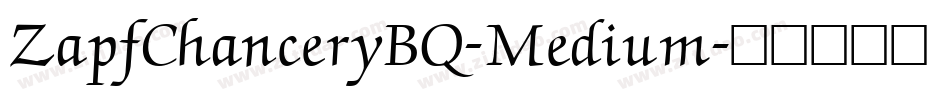ZapfChanceryBQ-Medium字体转换