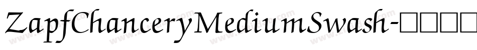 ZapfChanceryMediumSwash字体转换