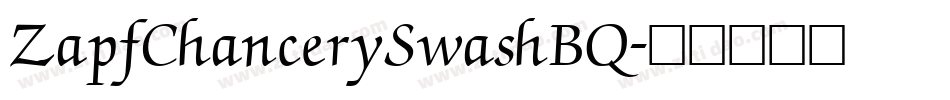 ZapfChancerySwashBQ字体转换