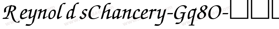 ReynoldsChancery-Gq8O字体转换