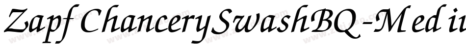ZapfChancerySwashBQ-Medium字体转换