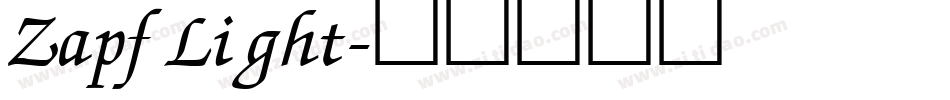 ZapfLight字体转换