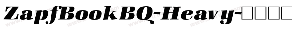 ZapfBookBQ-Heavy字体转换