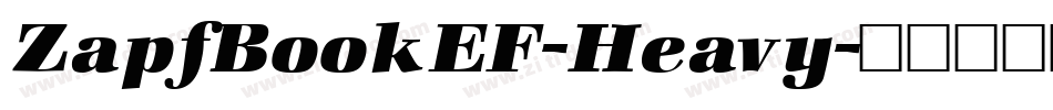ZapfBookEF-Heavy字体转换