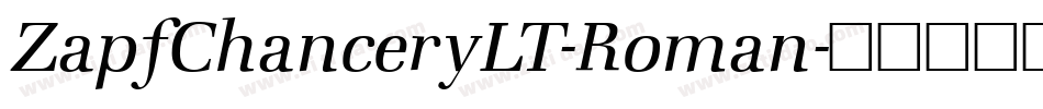 ZapfChanceryLT-Roman字体转换