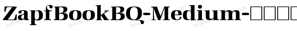 ZapfBookBQ-Medium字体转换