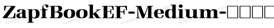 ZapfBookEF-Medium字体转换